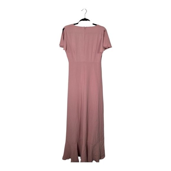 Altar’d State Mauve Ruffle Maxi Dress - Size L NWT - Picture 2 of 8